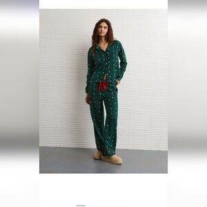 AE Snoopy Flannel Pj Set